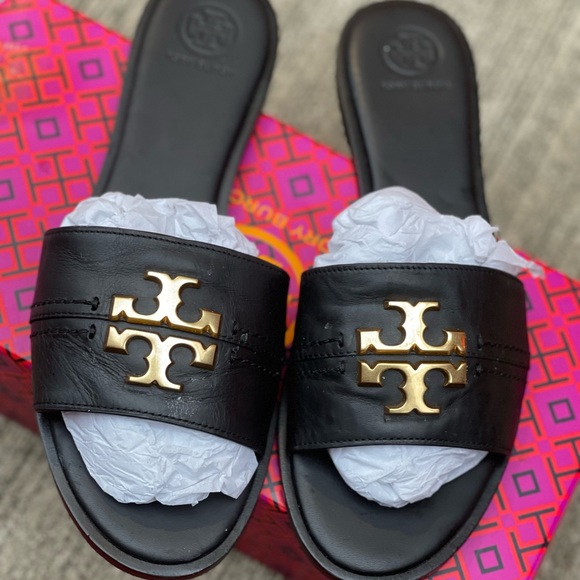 Tory Burch Shoes - Black Tory Burch Sandals